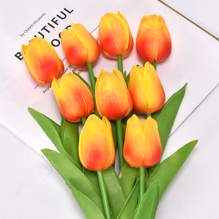 Elegant Faux Tulip Bouquet