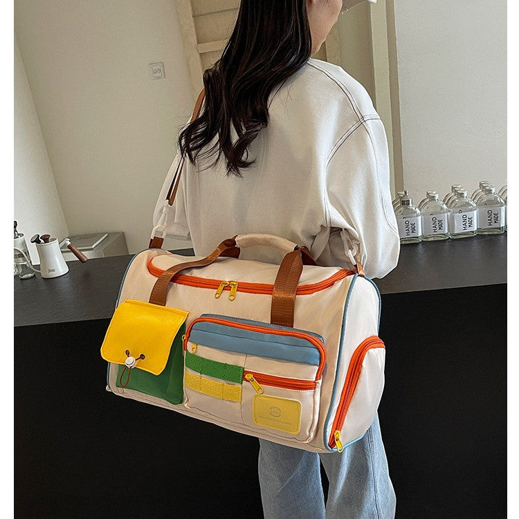 Versatile Multi-Pocket Travel Duffle Bag