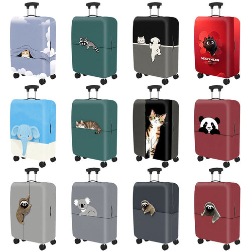 Artistic Cat-Themed Hard Shell Suitcase Bowlift