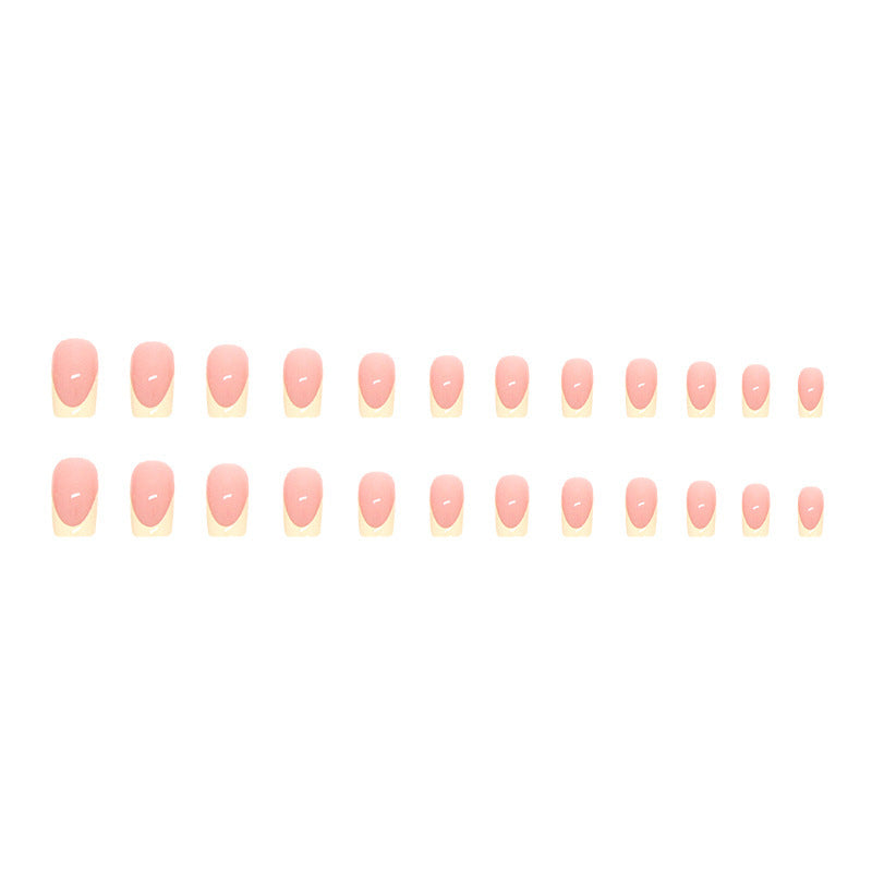 Elegant French Tip Nail Art Extensions Bowlift
