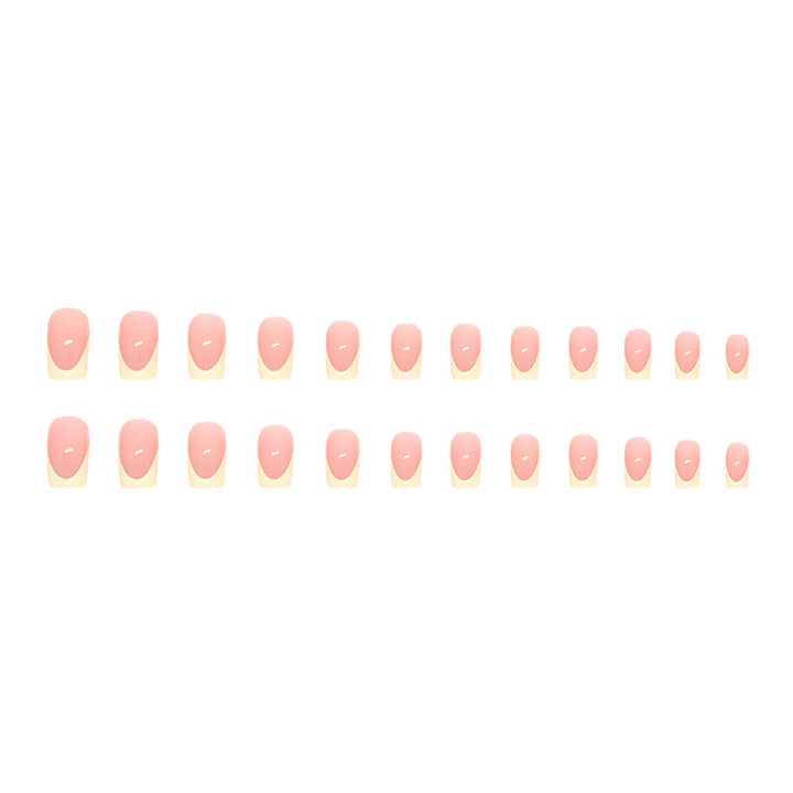 Elegant French Tip Nail Art Extensions Bowlift