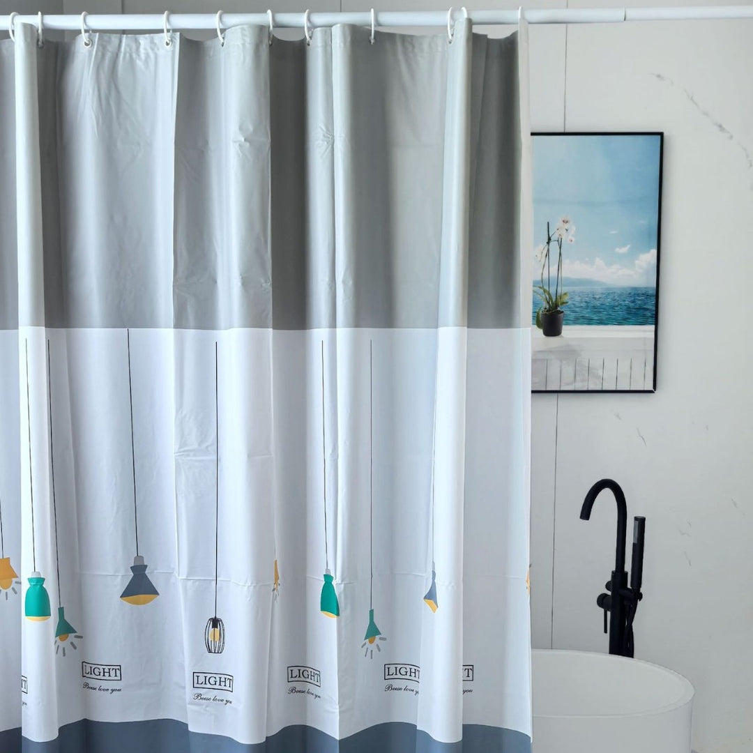Light-Inspired Shower Curtain Bowlift