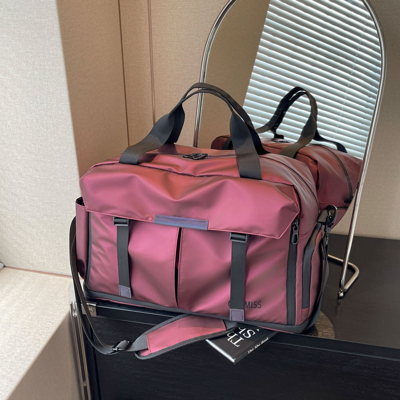 Multi-Compartment Travel Duffel Bag