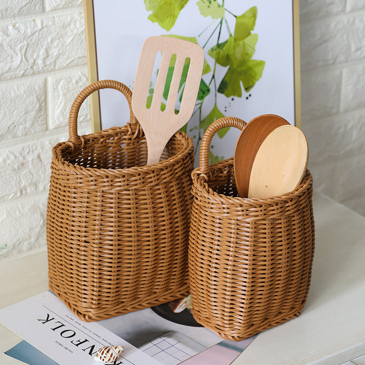 Handcrafted Eco-Friendly Woven Storage Basket Bowlift