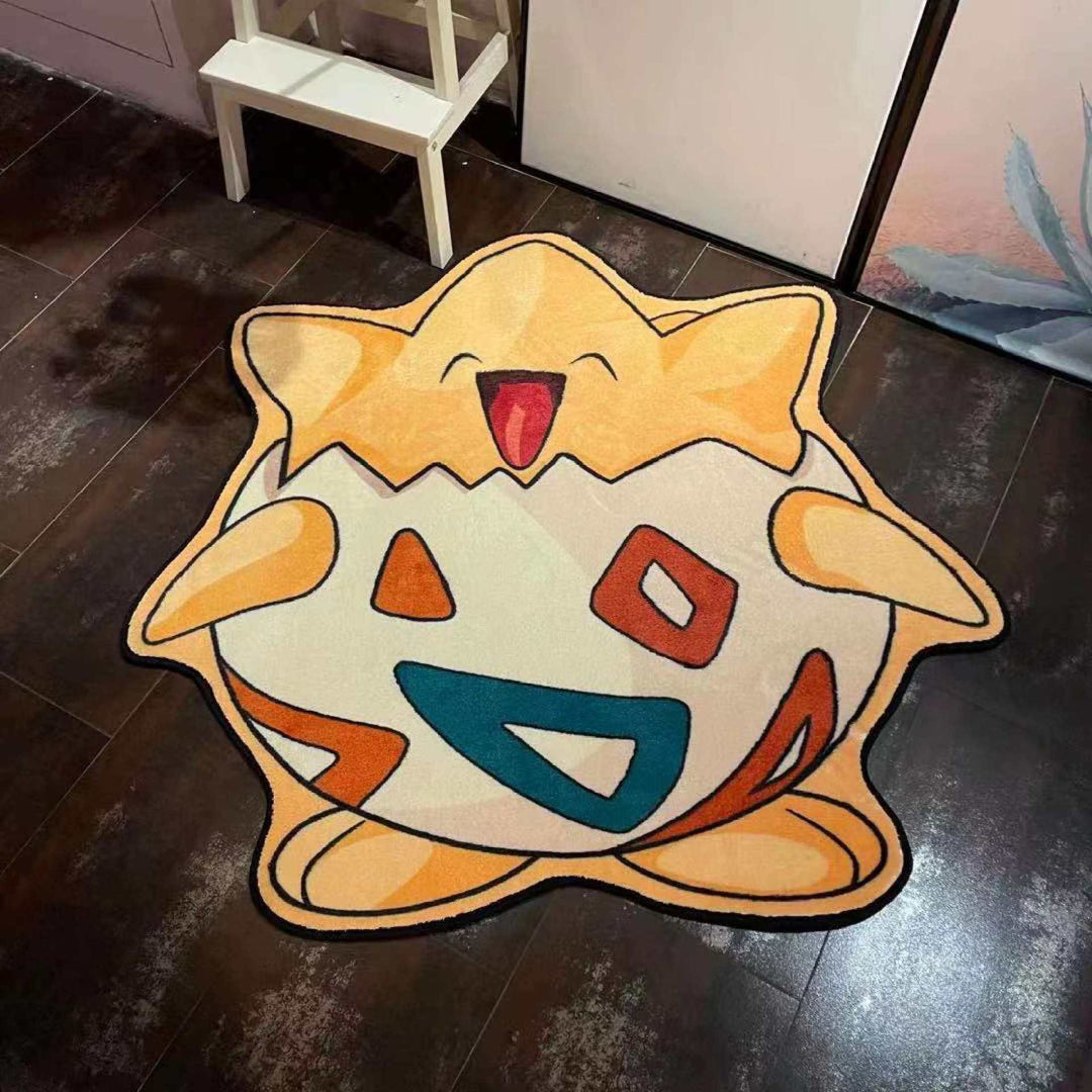 Cartoon Dragon-Themed Area Rug