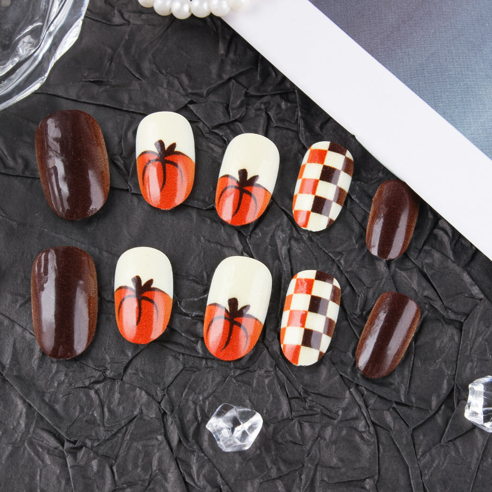 Autumn-Themed Nail Art Set Bowlift