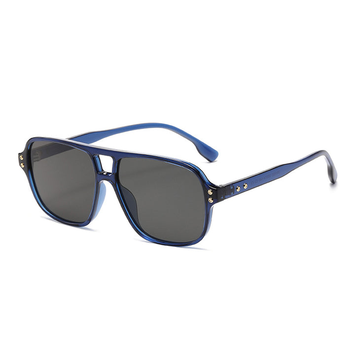 Retro-Inspired Square Frame Sunglasses
