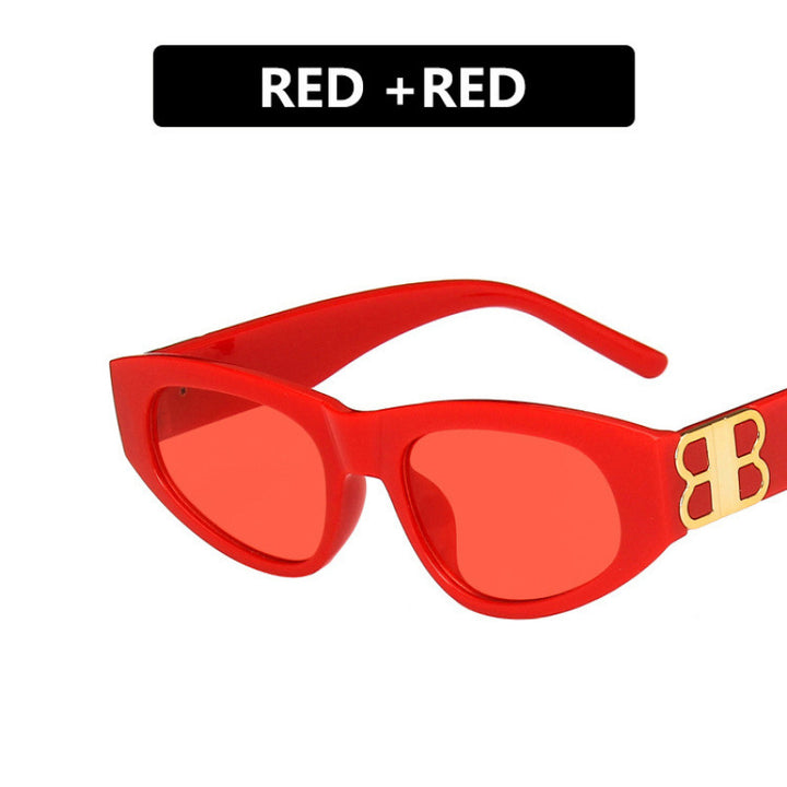 Ladies stylish cat-eye sunglasses with modern leopard pattern Bowlift