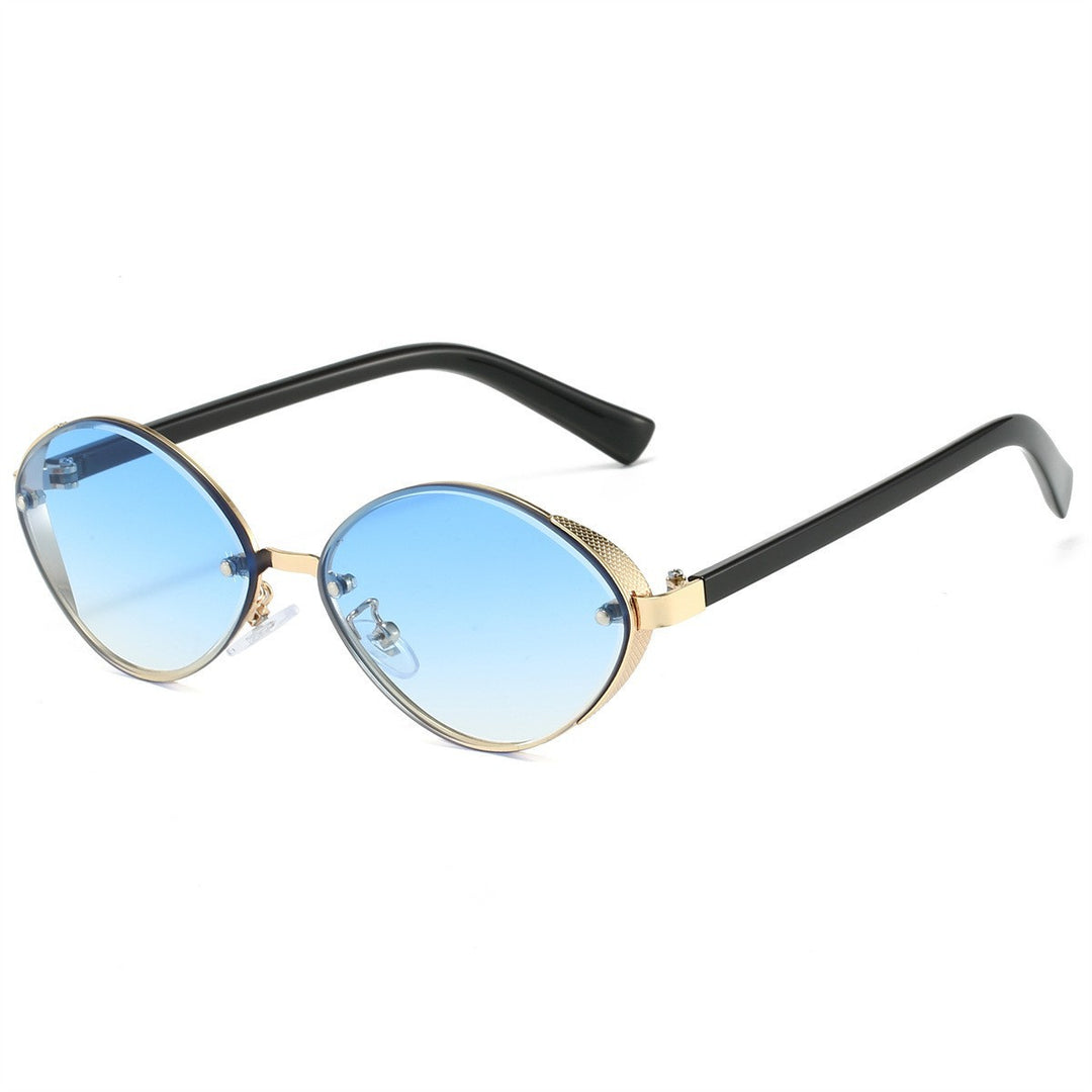 Elegant Oval Frame Sunglasses