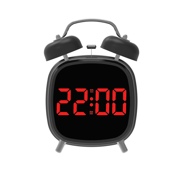 Digital Alarm Clock in Retro Style Bowlift