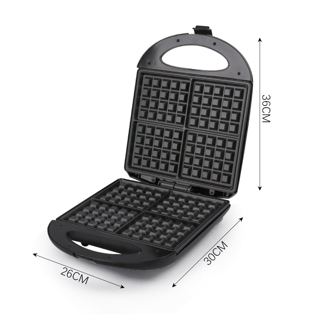 Advanced Waffle Maker with Non-Stick Plates Bowlift