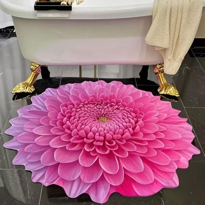 Decorative Flower Bath Mat
