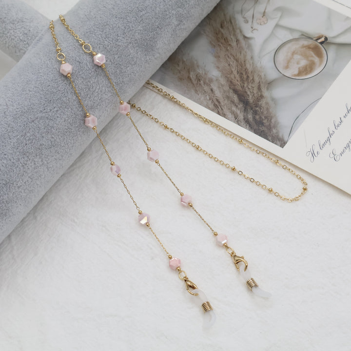 Elegant Gold Chain Necklace with Gemstones Bowlift