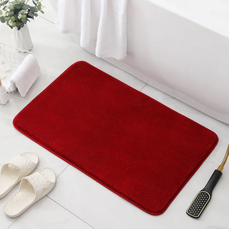 Plush Microfiber Bath Mat Bowlift