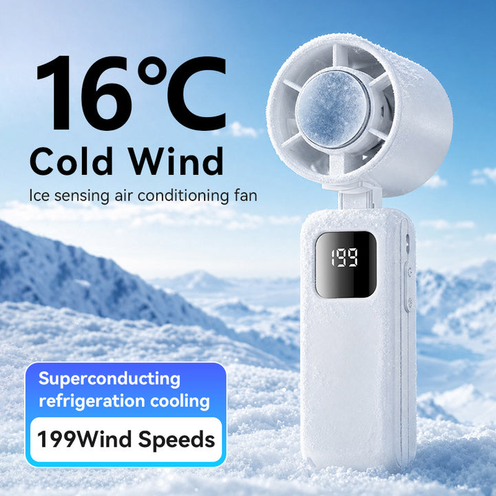 Women's Portable Mini Air Cooler with LED Display Bowlift