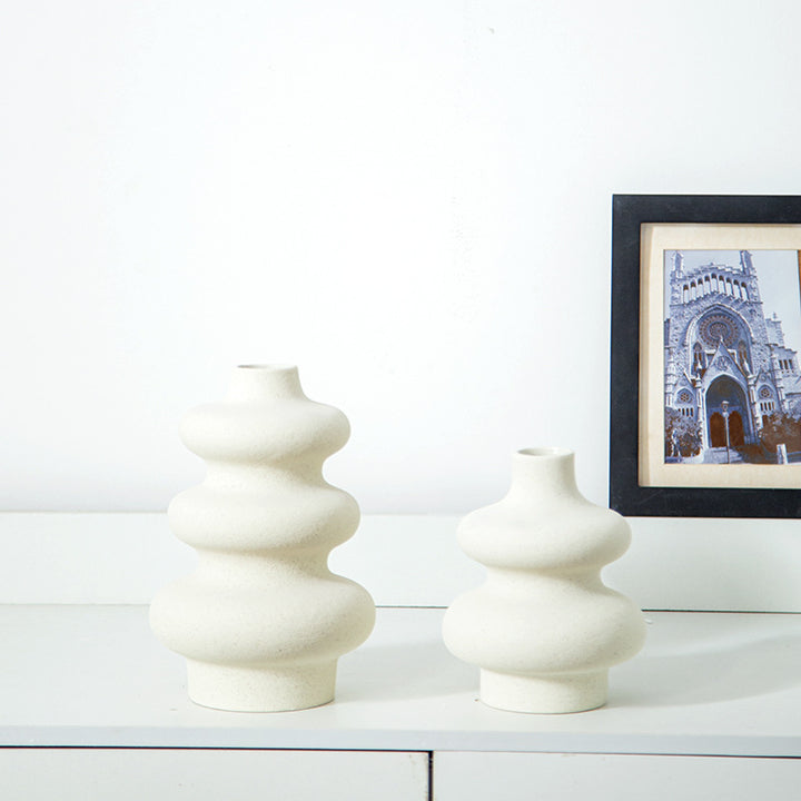 Sculptural Ceramic Vase Bowlift