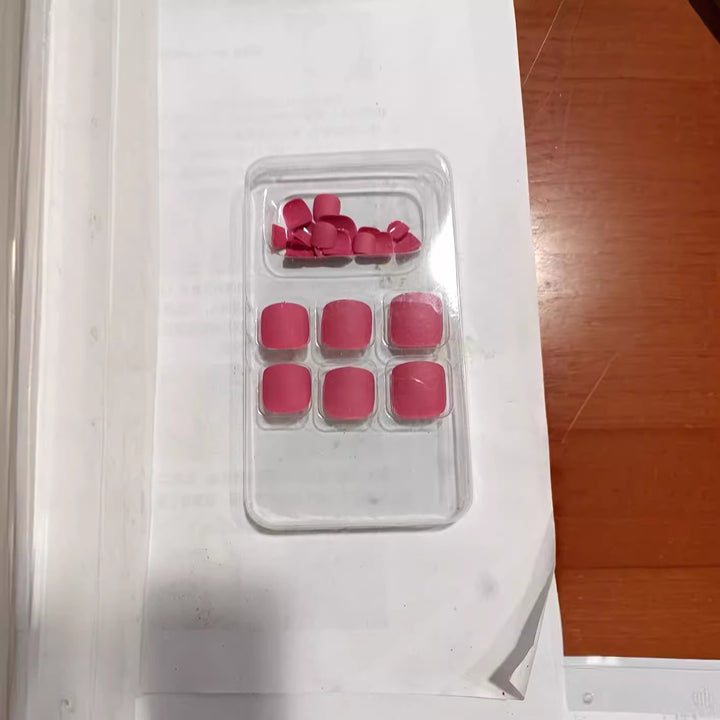 Premium Matte Press-On Nail Tips Set Bowlift