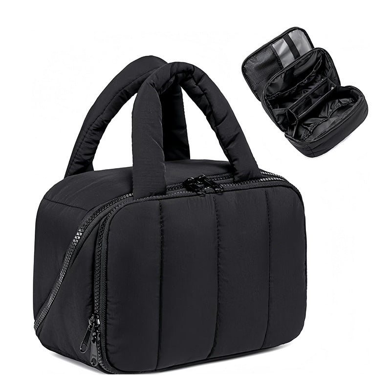 Cosmetic organizer bag with removable inner compartments Bowlift