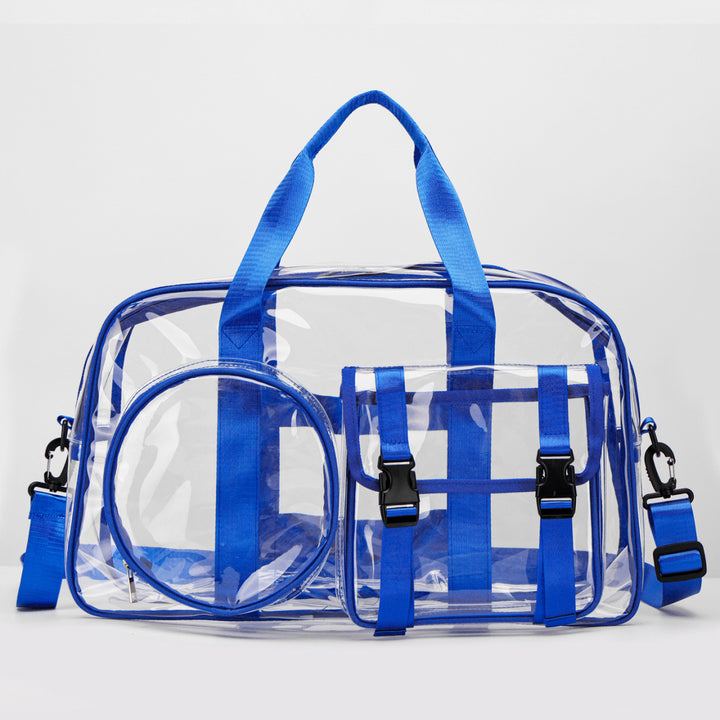 Transparent sports and travel bag with practical compartments Bowlift