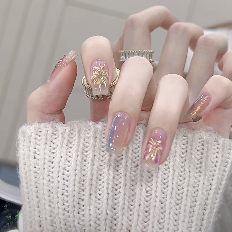 Decorative Press-On Nail Art Set Bowlift