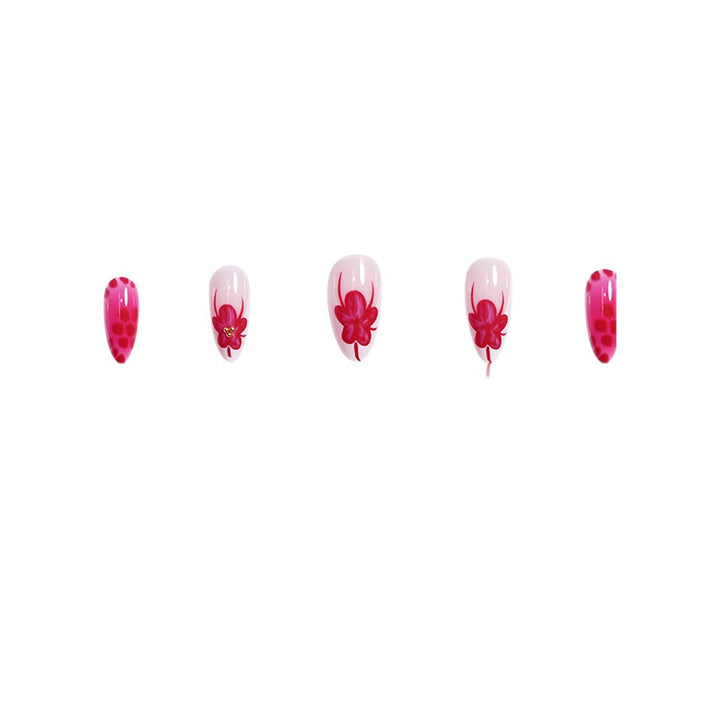 Elegant Floral Stiletto Nail Art Bowlift 1787977864