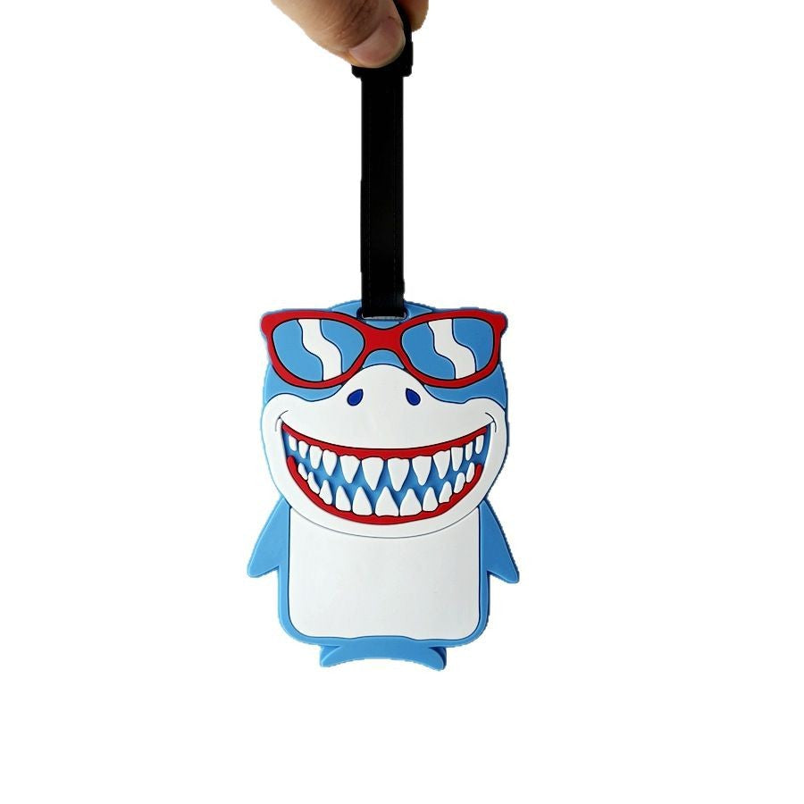 Shark Character Luggage Tag Bowlift