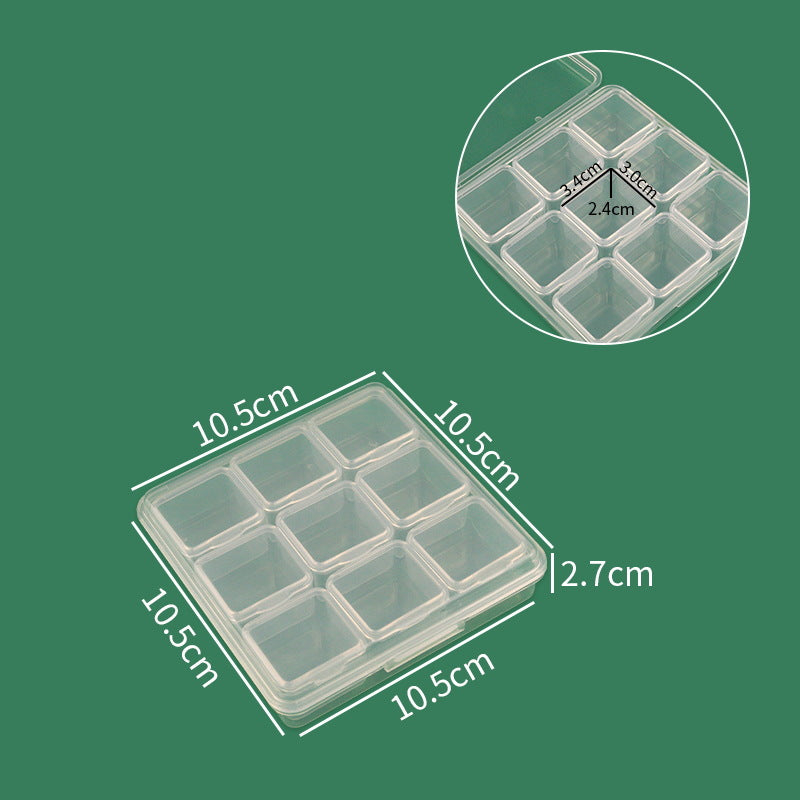 9-Compartment Clear Storage Organizer Bowlift