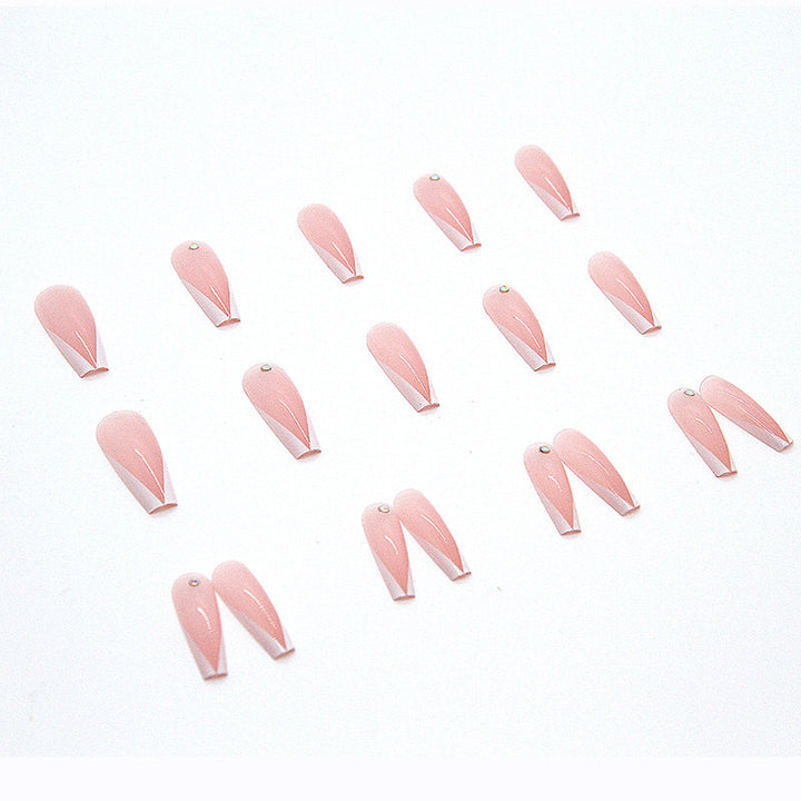 Artificial nail tips with elegant design Bowlift