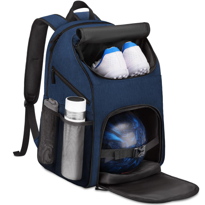 Unisex Sporty Backpack with special compartments for shoes and bowling ball Bowlift