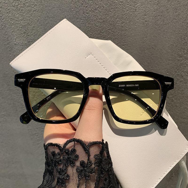 Transparent Frame Square Sunglasses Bowlift