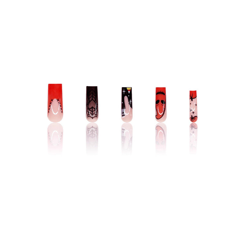 Halloween-Themed Press-On Nail Extensions Bowlift