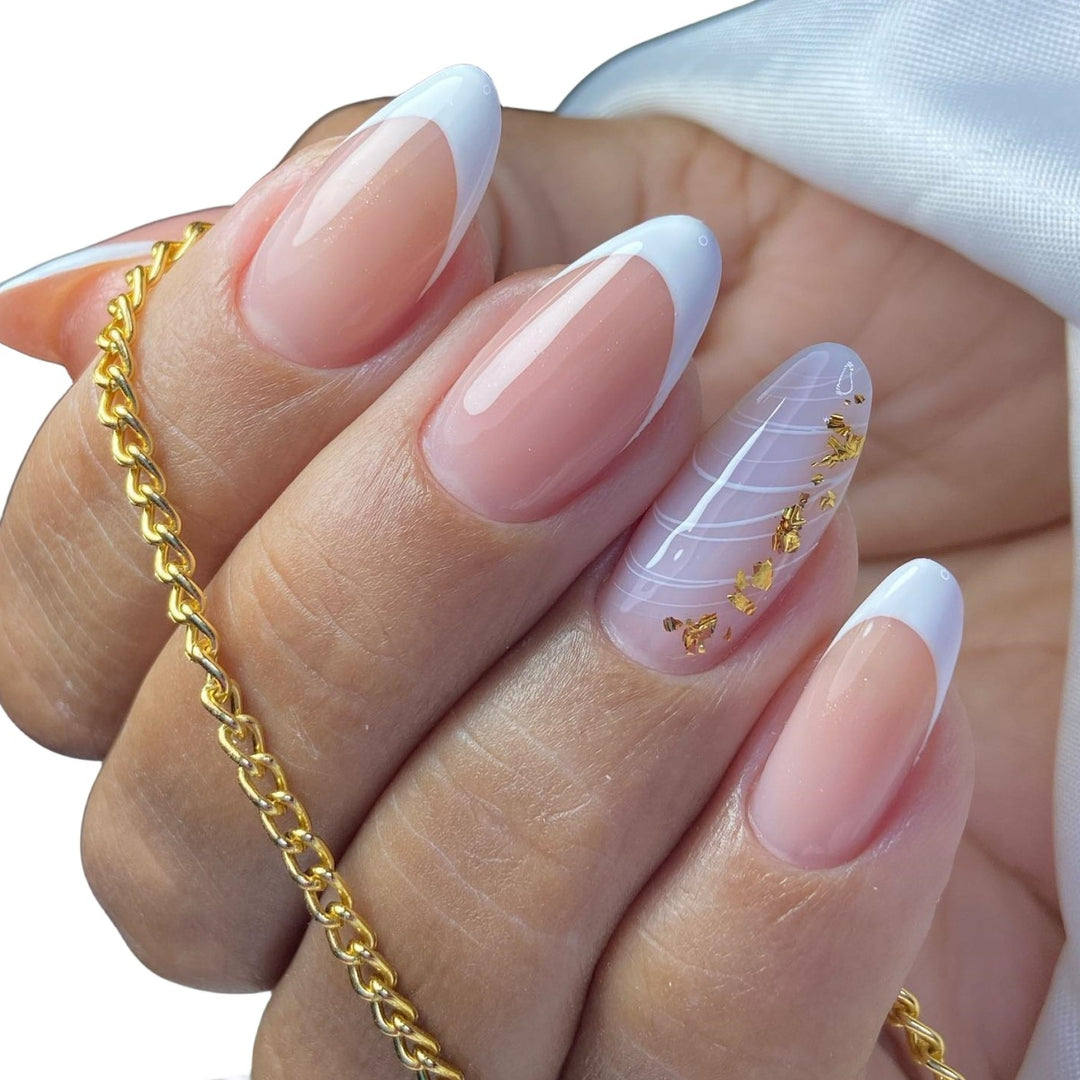 Elegant Almond-Shaped Nail Extensions Bowlift