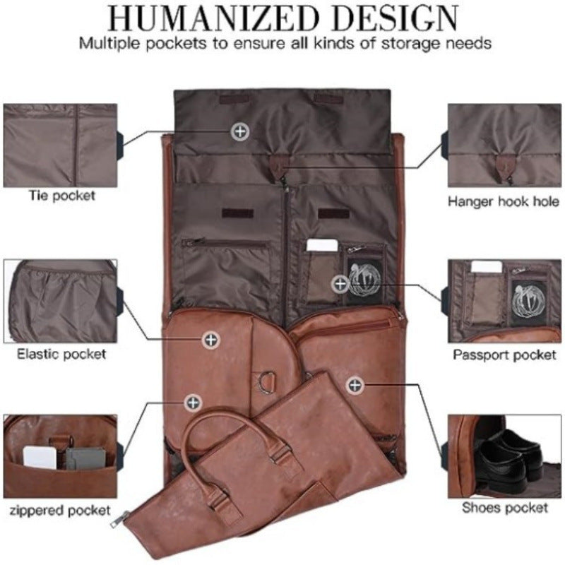 Elegant Travel Bag with Double Side Pockets Bowlift