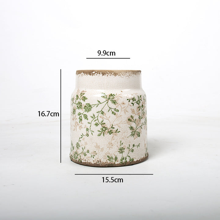 Decorative flower pot with floral decoration Bowlift