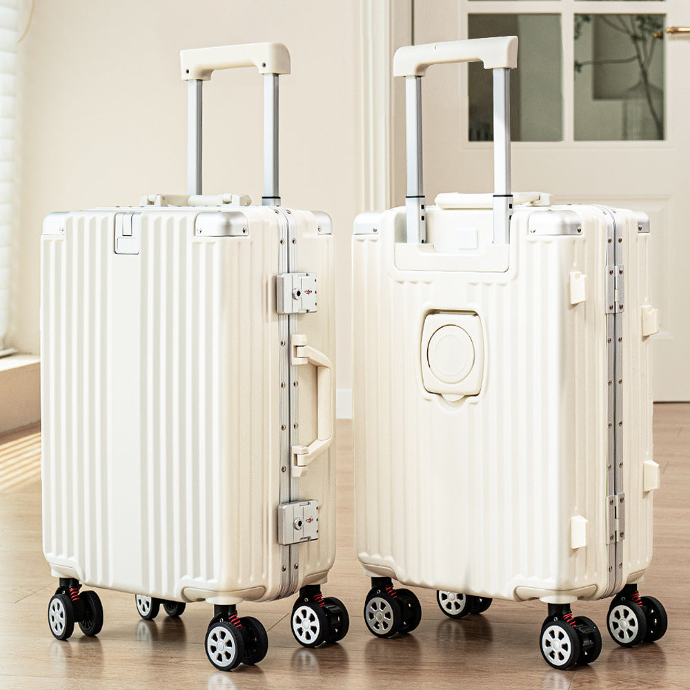 Impact-Resistant Hard Shell Travel Suitcase