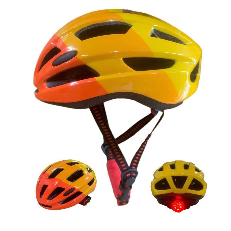 High-Visibility Cycling Helmet with LED Light Bowlift