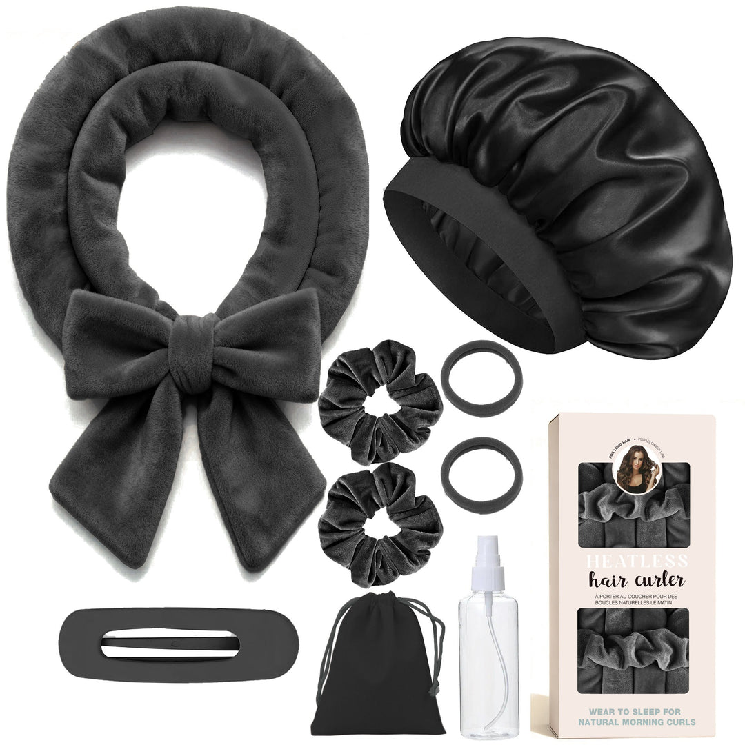 Heatless Satin Hair Curling Set