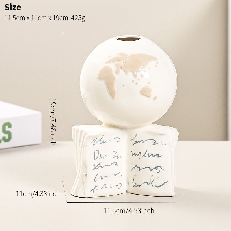 Elegant Ceramic Globe Bank Bowlift