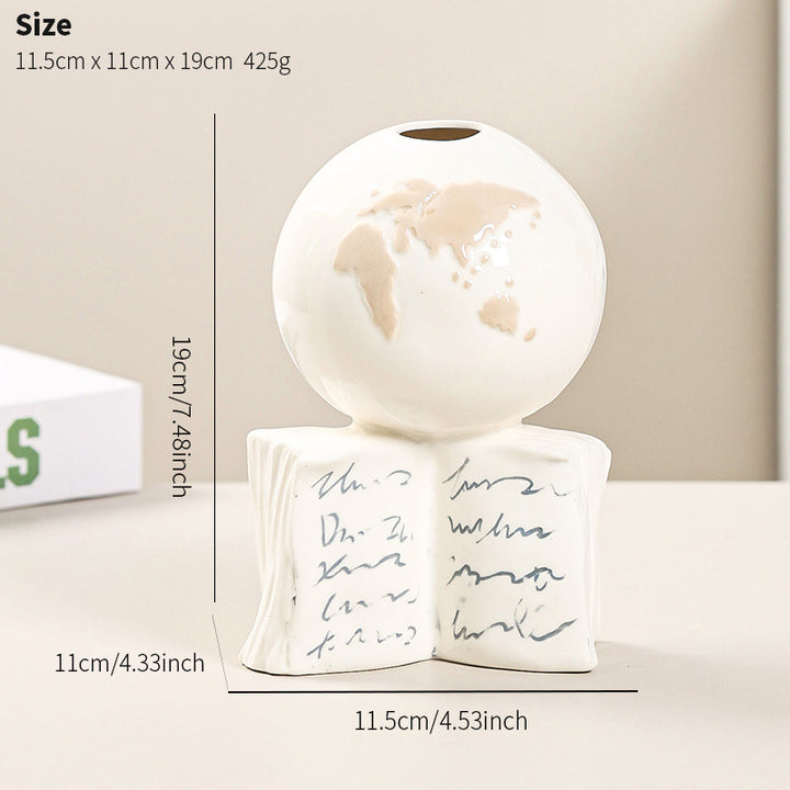 Elegant Ceramic Globe Bank Bowlift