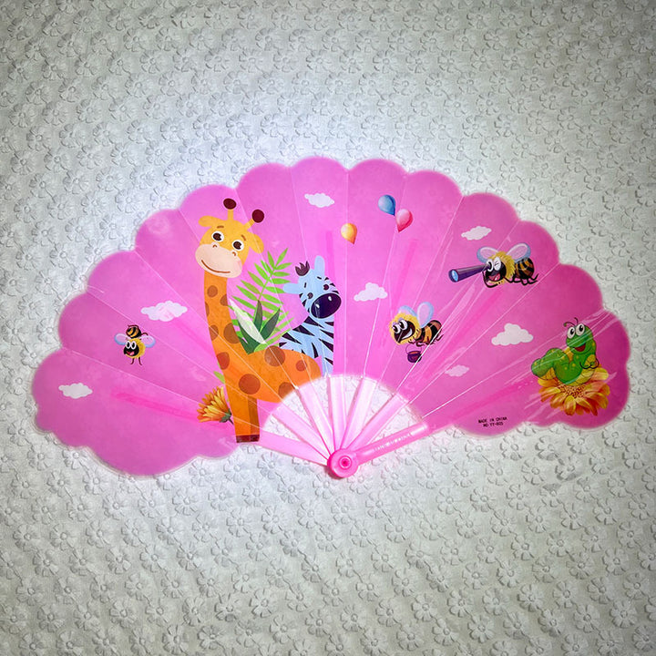 Ladies colorful folding fan Bowlift