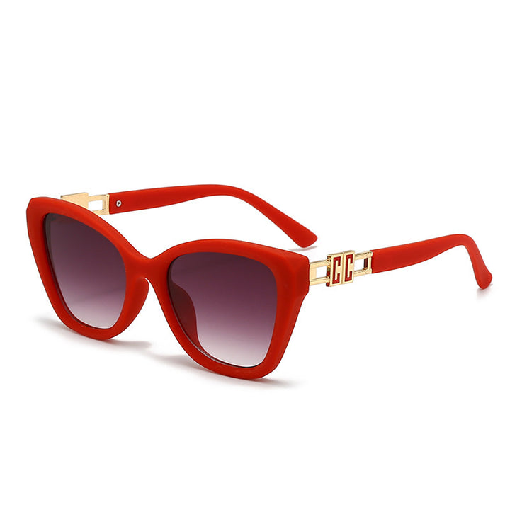 Women's Cat-Eye Sunglasses with Luxurious Accents Bowlift