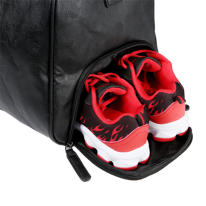 Elegant Travel Bag Made of High-Quality Faux Leather Bowlift
