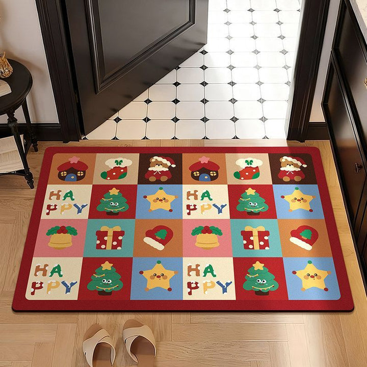 Playful Festive Themed Doormat Bowlift