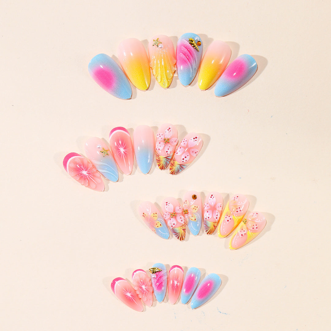 Artistic Tropical Nail Art Kit Bowlift