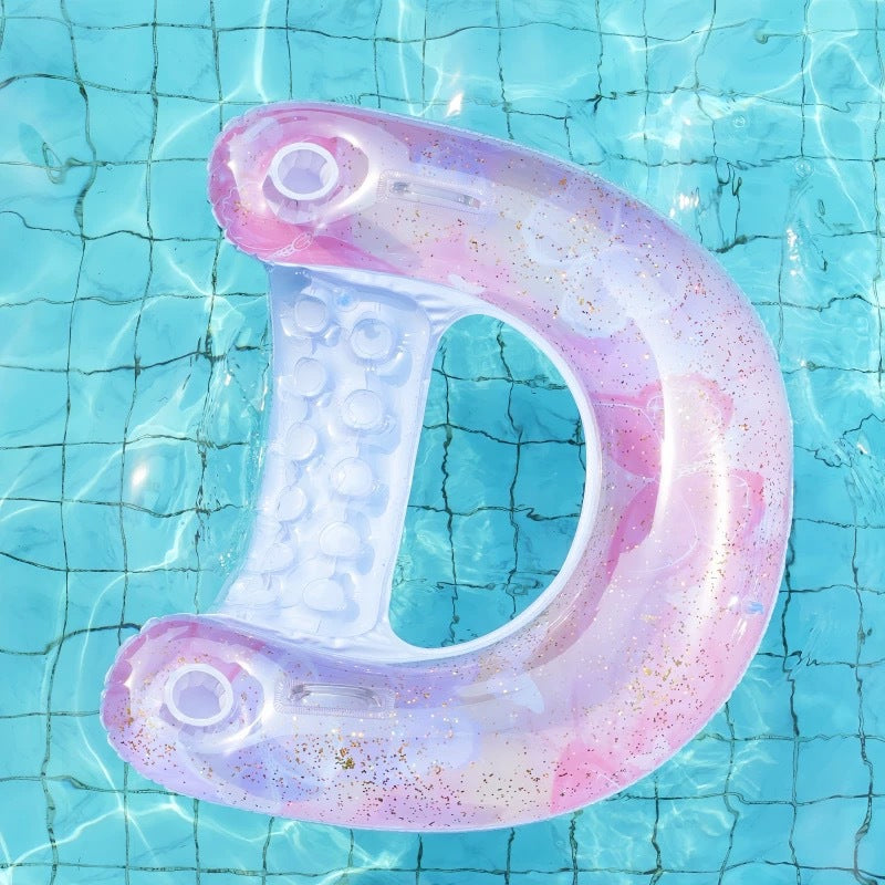 Inflatable Mermaid-Themed Pool Ride Bowlift