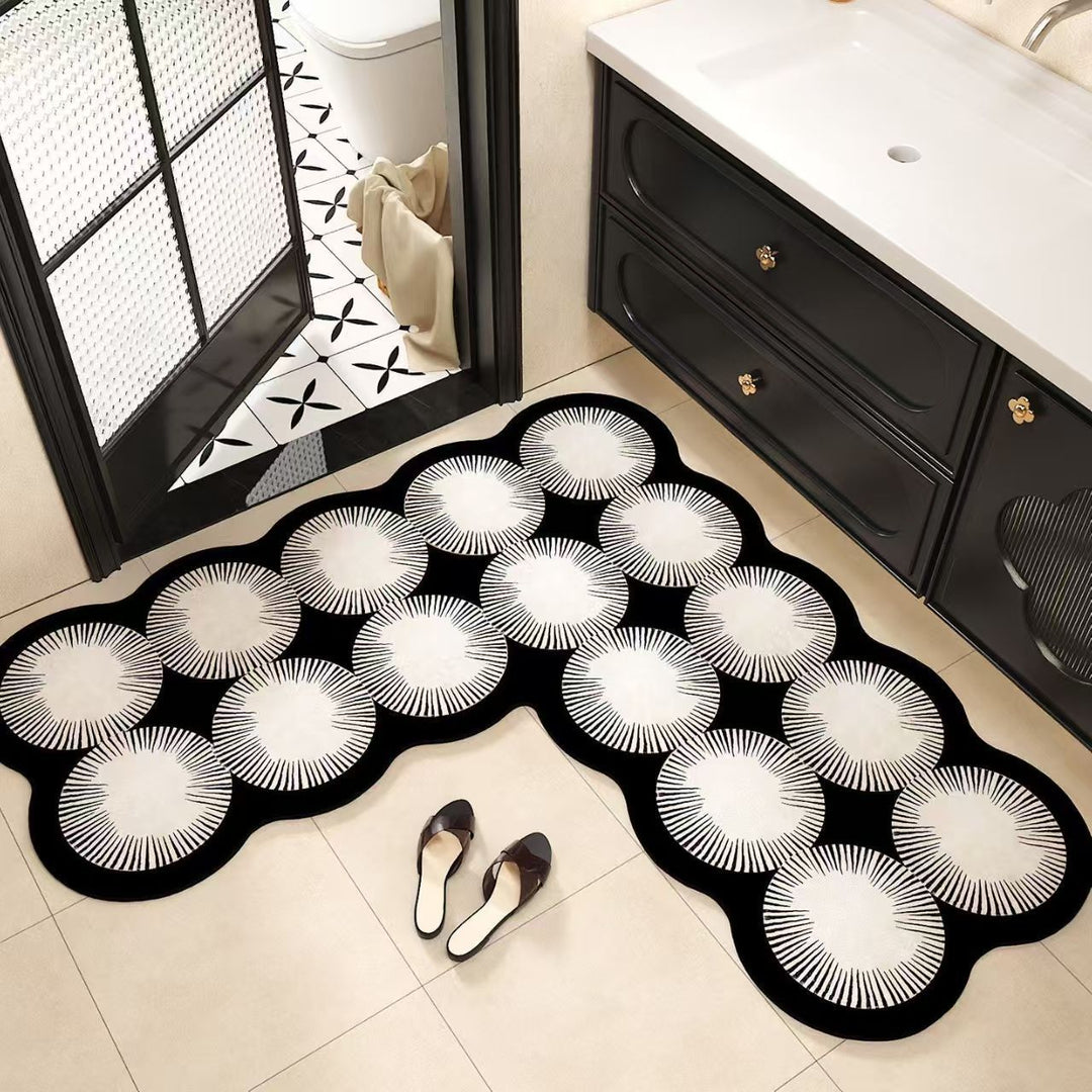 Contemporary Geometric Bath Mat