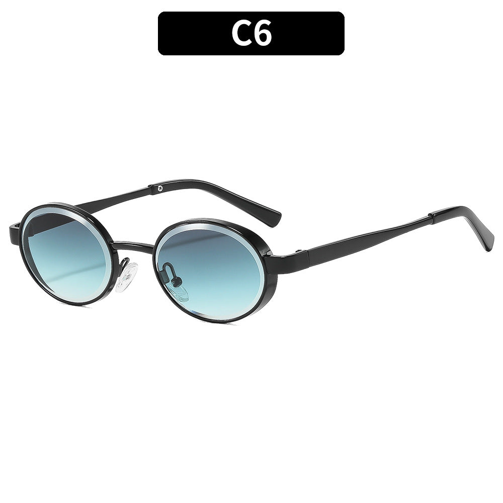 Trendy Oval Frame Optical Glasses
