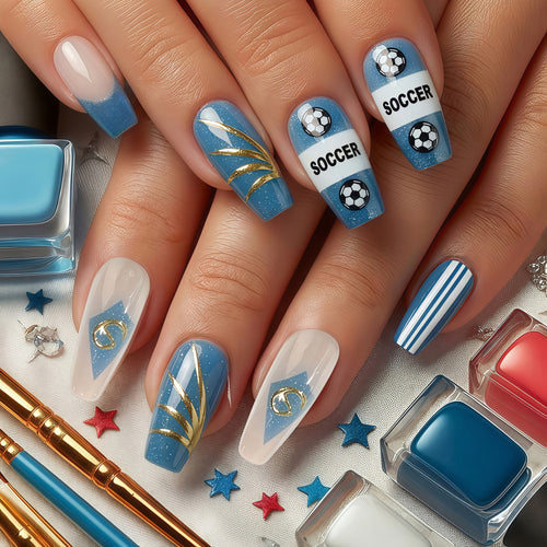 Football-Inspired Art Nails Bowlift