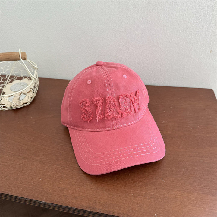 Women's Casual Distressed Baseball Cap Bowlift