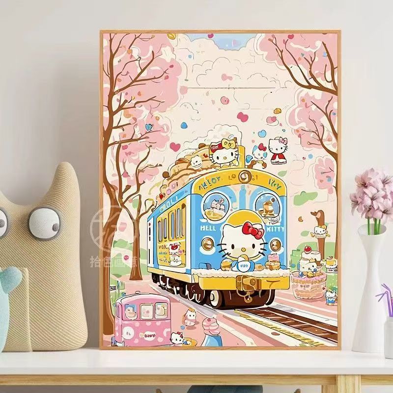Hello Kitty-Themed Whimsical Wall Art Bowlift